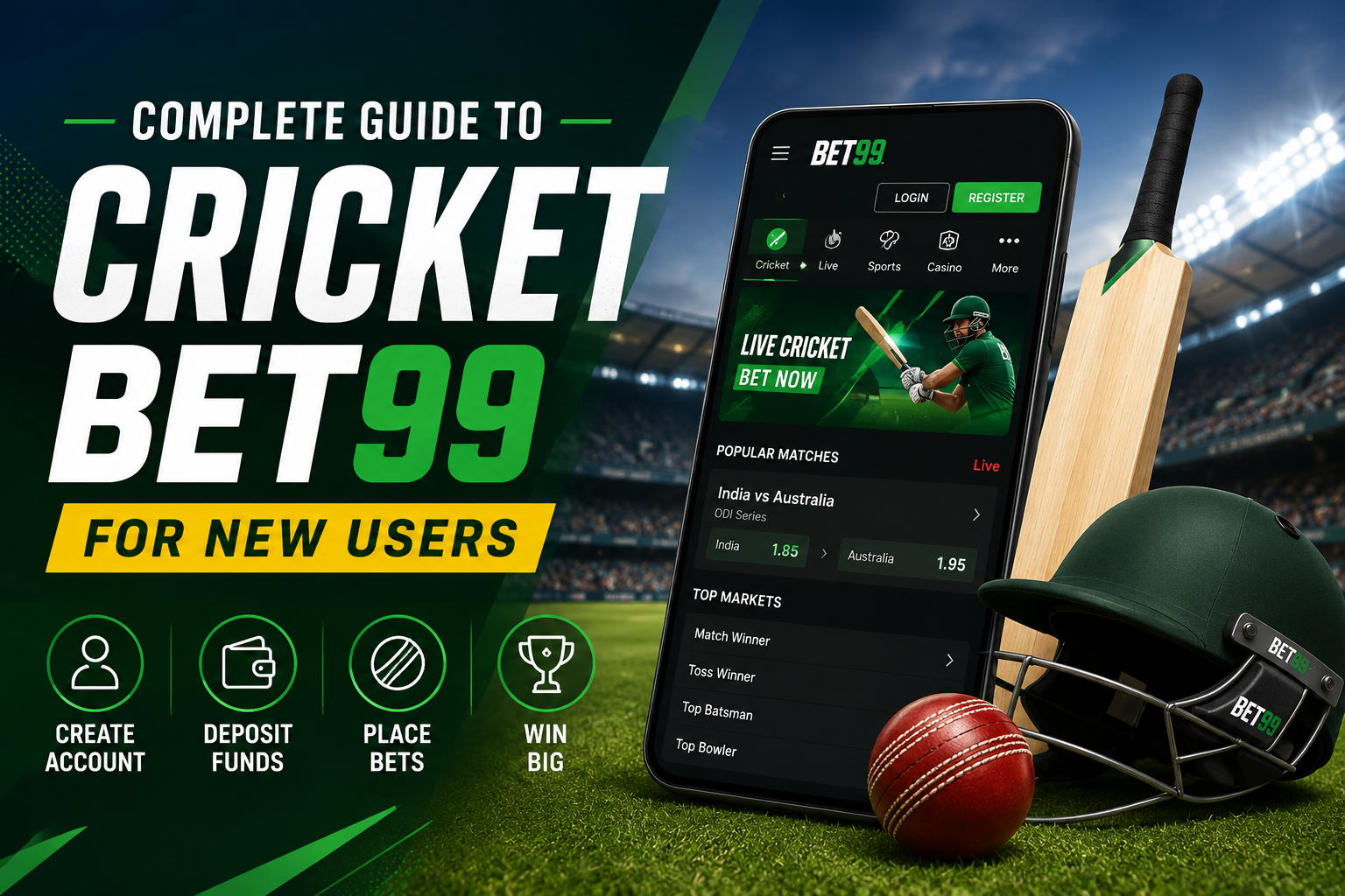 Complete Guide to Cricket Bet99 for New Users